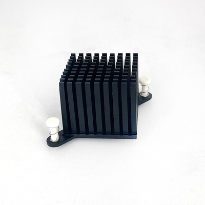 AL6063-T5 Profiles Extrusion Heat Sink Anodizing Black For South Bridge Chip