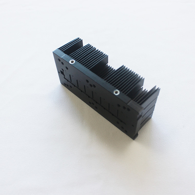 Anodizing Black Bonded Straight Fin Heat Sink Al6063 High Density ISO9001