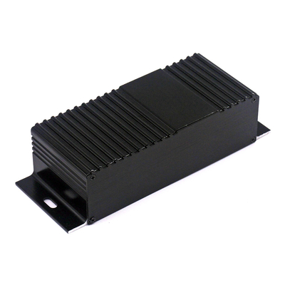 Al6063-T5 Extruded Pcb Aluminum Profile Enclosure With 2pcs Baffle